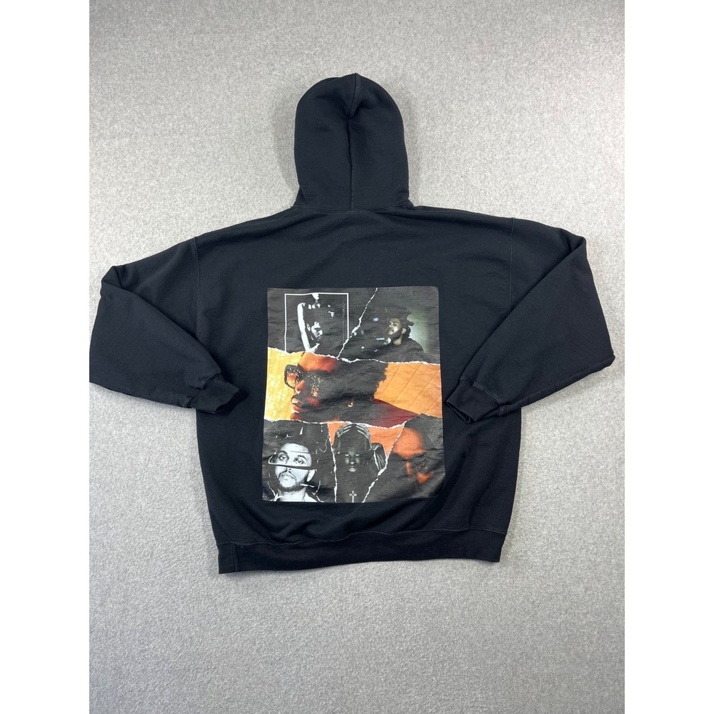 The Weekend After Hours Till Dawn Tour Hoodie Mens XL Black Sweatshirt Loose Fit